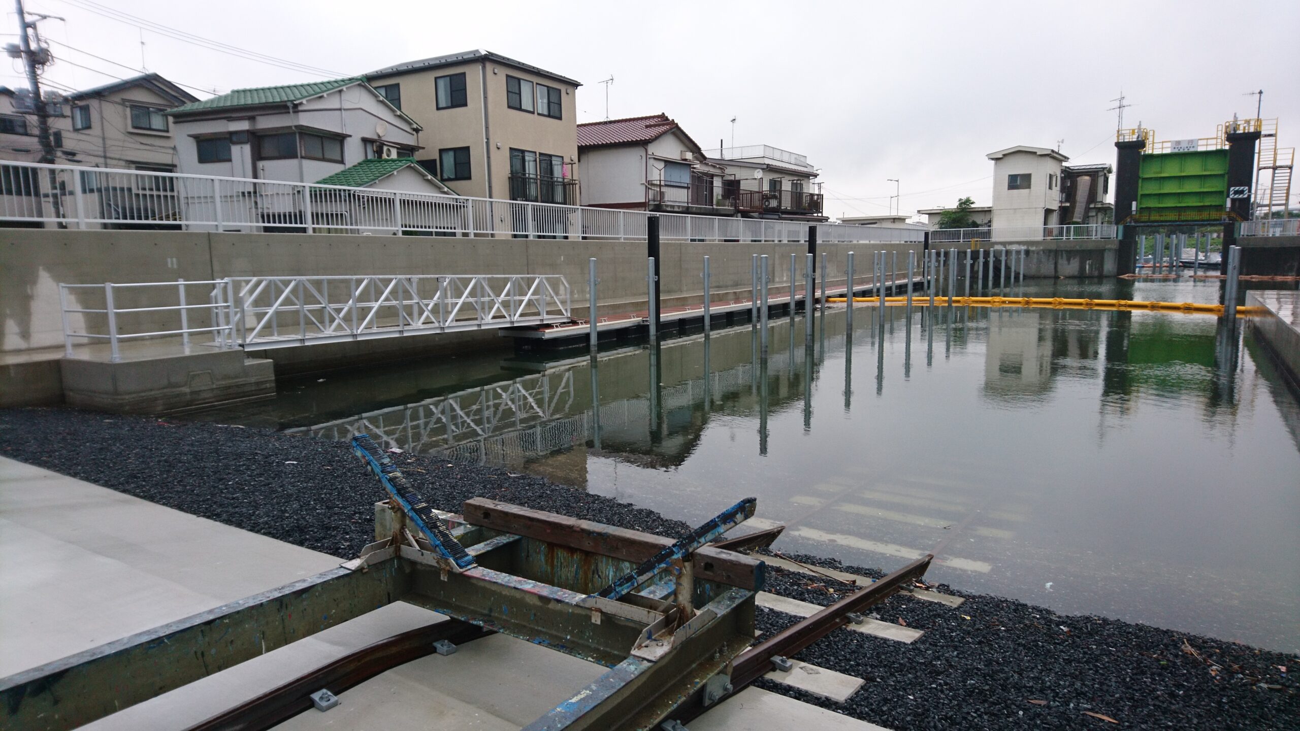 旧呑川整備工事その1（締切護岸、係留施設等）